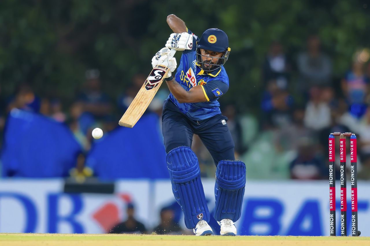Kamindu Mendis lifted Sri Lanka by hitting a 36-ball fifty, Sri Lanka vs West Indies, 1st T20I, Dambulla, October 13, 2024