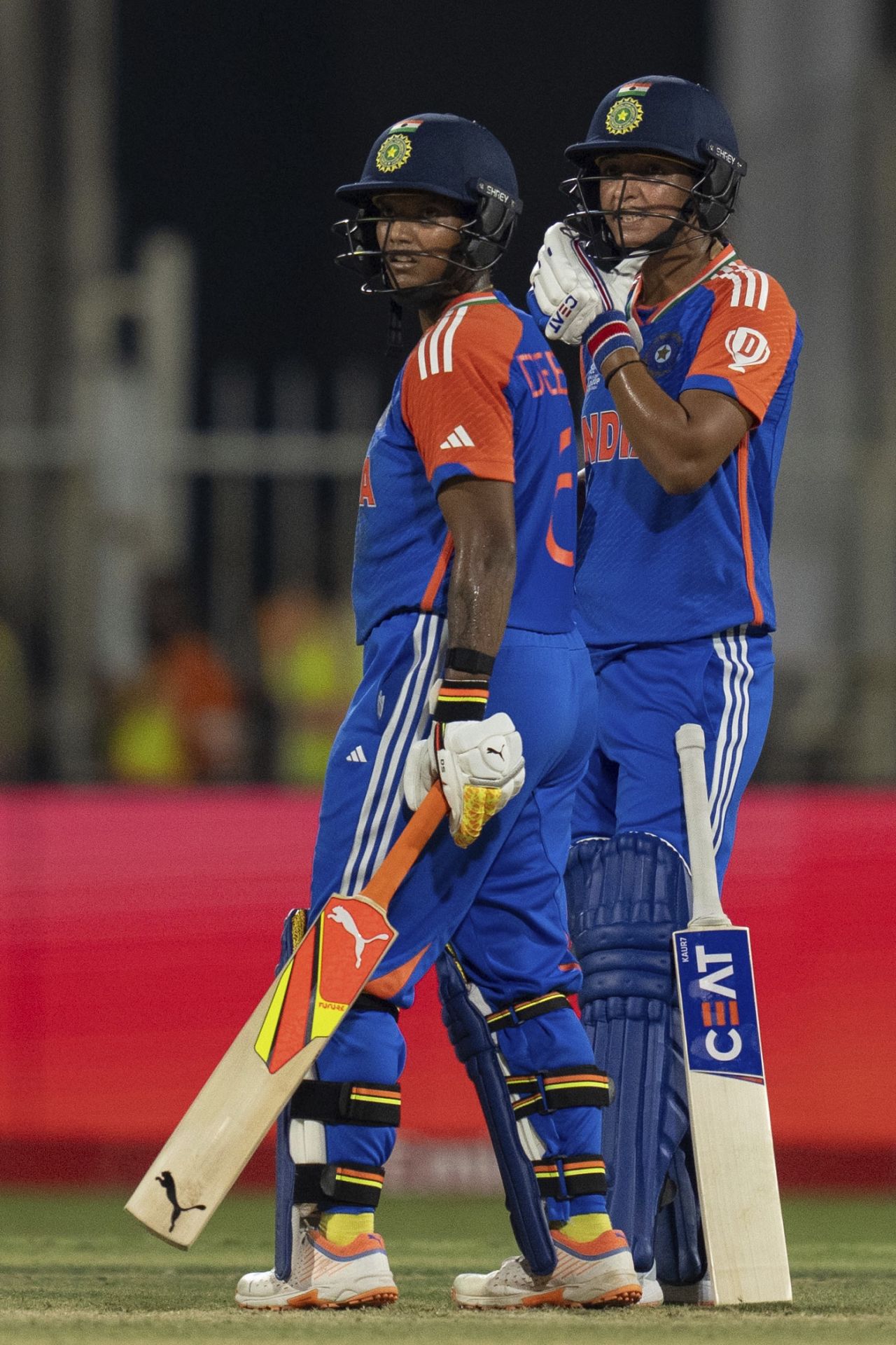Harmanpreet Kaur and Deepti Sharma added 63 for the fourth wicket, Australia vs India, Women's T20 World Cup, Sharjah, October 13, 2024