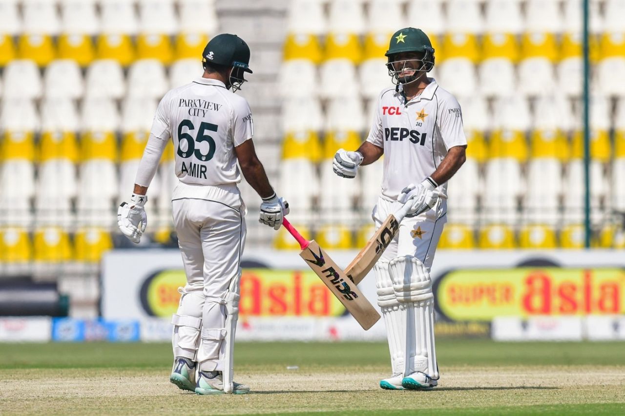 Aamer Jamal and Noman Ali fought back for Pakistan, Pakistan vs England, 2nd Test, Multan, 2nd day, October 16, 2024