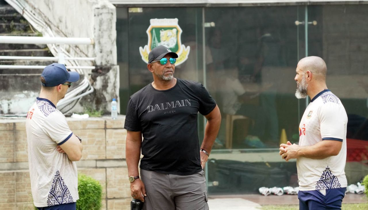 Phil Simmons will work with Andre Adams, bowling coach, and Nathan Kiely, the Strength and Conditioning coach, at Bangladesh, Dhaka, October 16, 2024