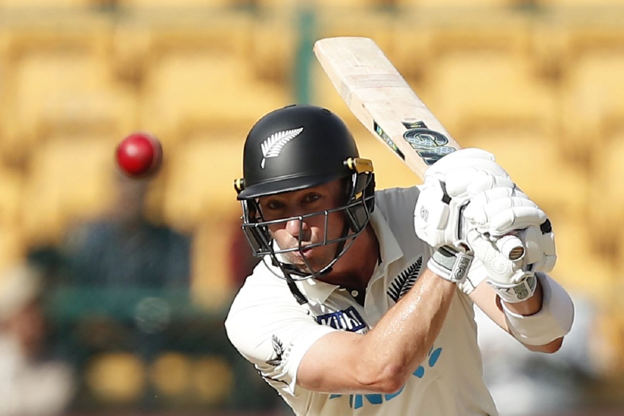 Will Young slotted in at No.3 for New Zealand in the absence of Kane Williamson, India vs New Zealand, 1st Test, Bengaluru, 2nd day, October 17, 2024