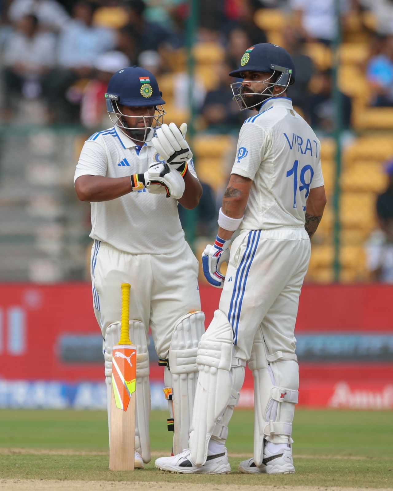 Sarfaraz Khan and Virat Kohli scored quickly in the third session, India vs New Zealand, 1st Test, Bengaluru, 3rd day, October 18, 2024