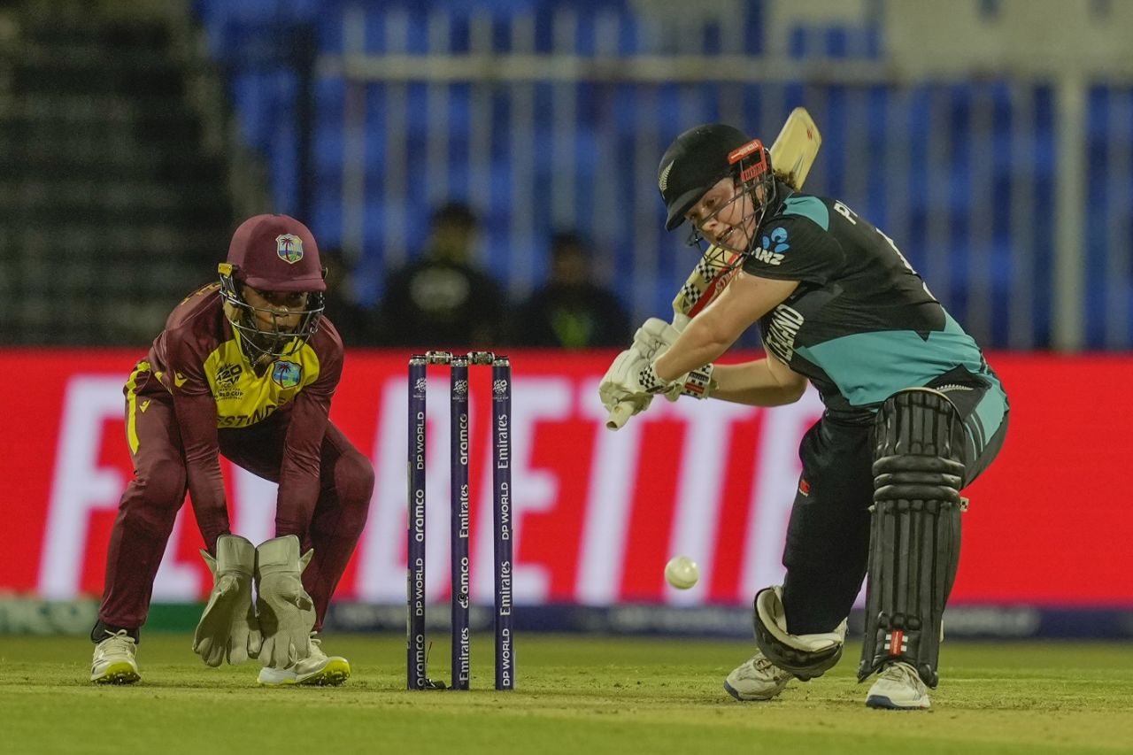 Georgia Plimmer sped up as the innings progressed, West Indies vs New Zealand, Women's T20 World Cup, Sharjah, October 18, 2024