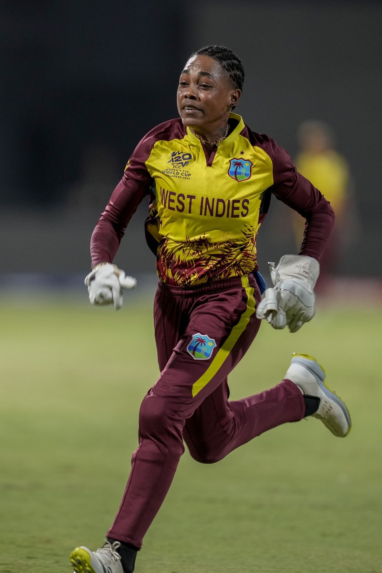 Shemaine Campbelle had to chase the ball, West Indies vs New Zealand, Women's T20 World Cup, Sharjah, October 18, 2024