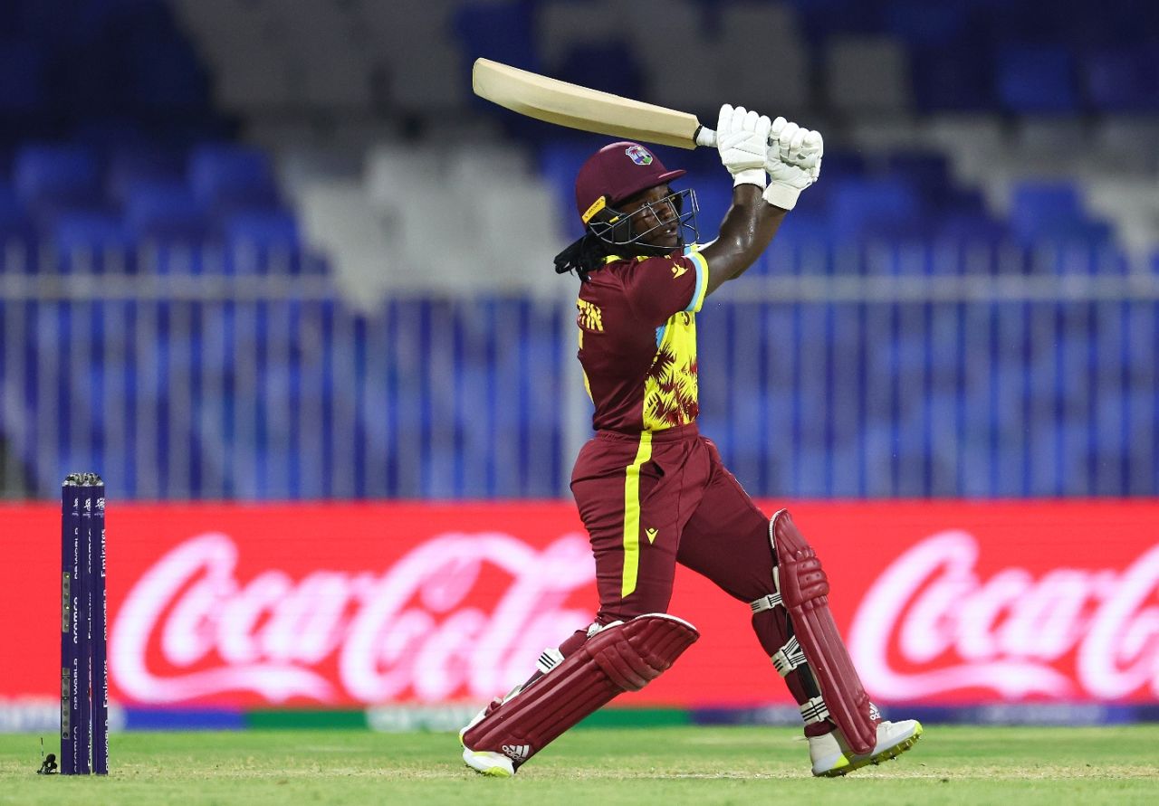 Deandra Dottin hits out, New Zealand vs West Indies, Sharjah, Women's T20 World Cup, October 18, 2024