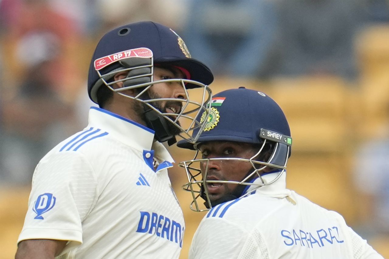 Rishabh Pant and Sarfaraz Khan bossed the morning session, India vs New Zealand, 1st Test, Bengaluru, 4th day, October 19, 2024