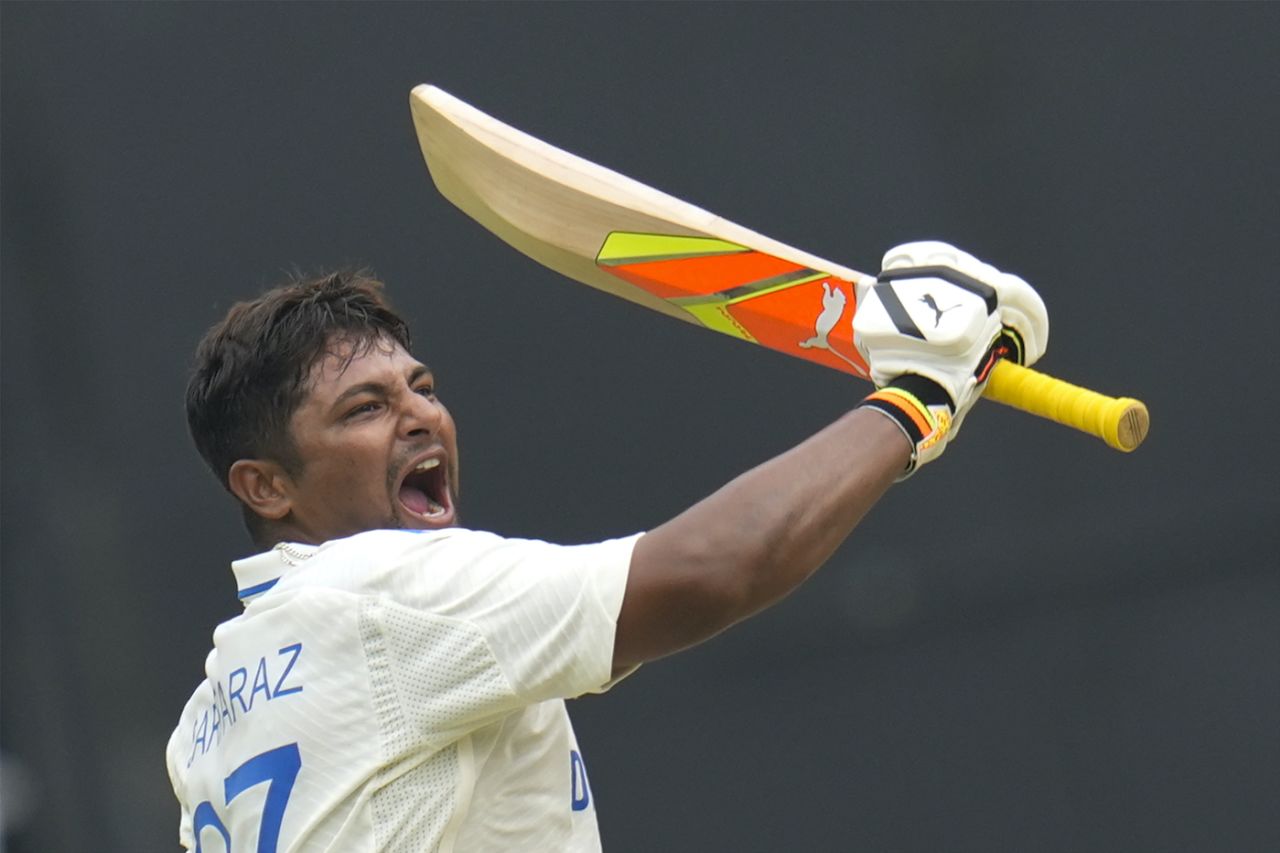 Sarfaraz Khan's first Test ton came in tough circumstances, India vs New Zealand, 1st Test, Bengaluru, 4th day, October 19, 2024
