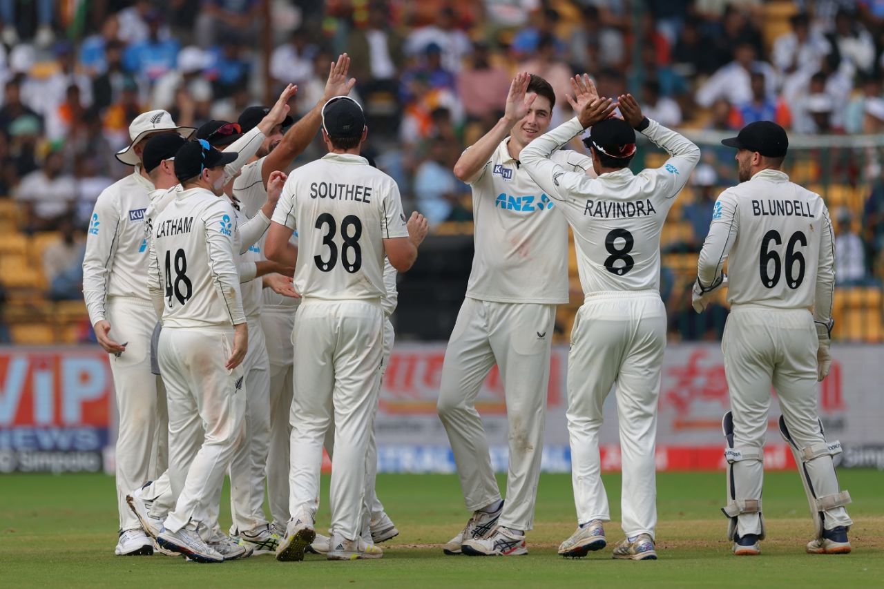 William O'Rourke triggered an Indian collapse, India vs New Zealand, 1st Test, Bengaluru, 4th day, October 19, 2024