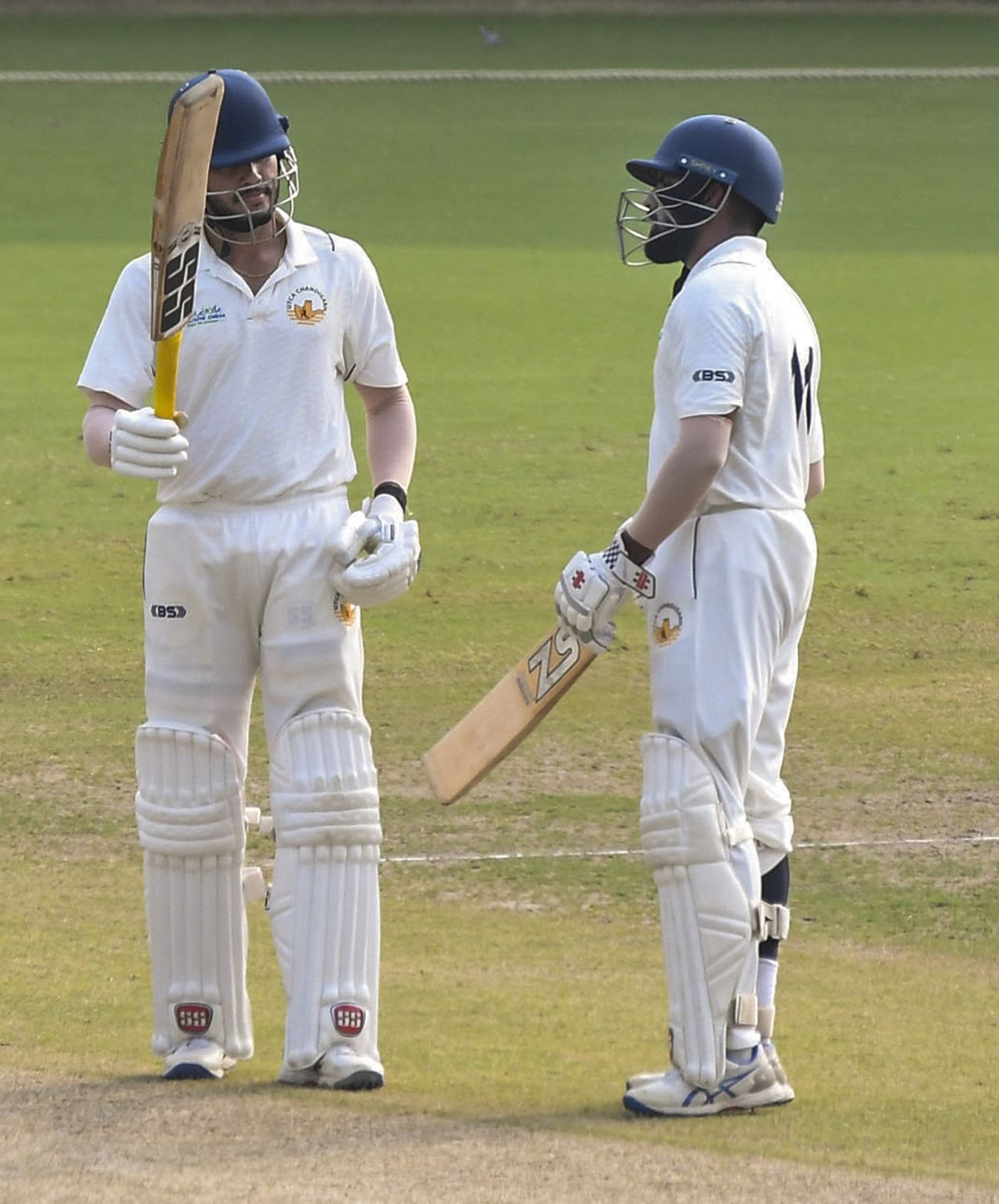 Raj Bawa brings up his fifty, Assam vs Chandigarh, Guwahati, day 2, Ranji Trophy, October 19, 2024