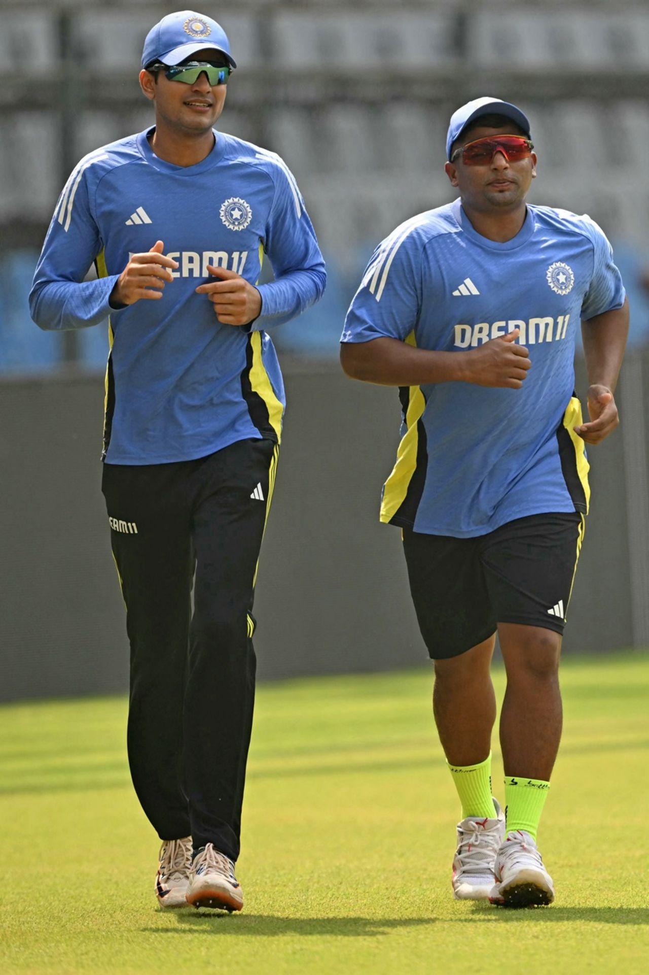 Shubman Gill and Sarfaraz Khan take a jog, Mumbai, October 30, 2024