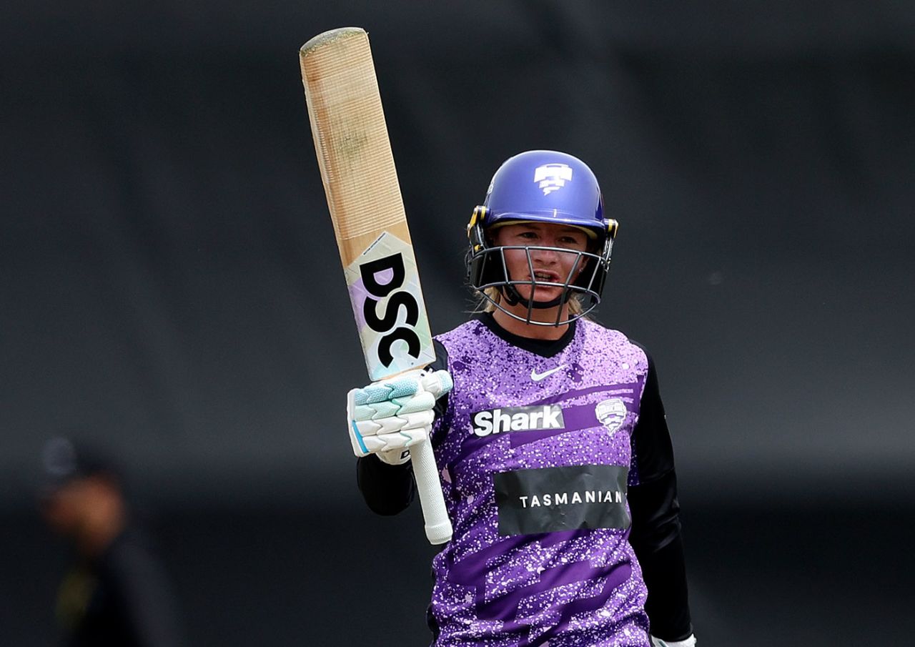 Danni Wyatt-Hodge set up Hobart Hurricanes' chase, Brisbane Heat vs Hobart Hurricanes, WBBL, Junction Oval, November 2, 2024
