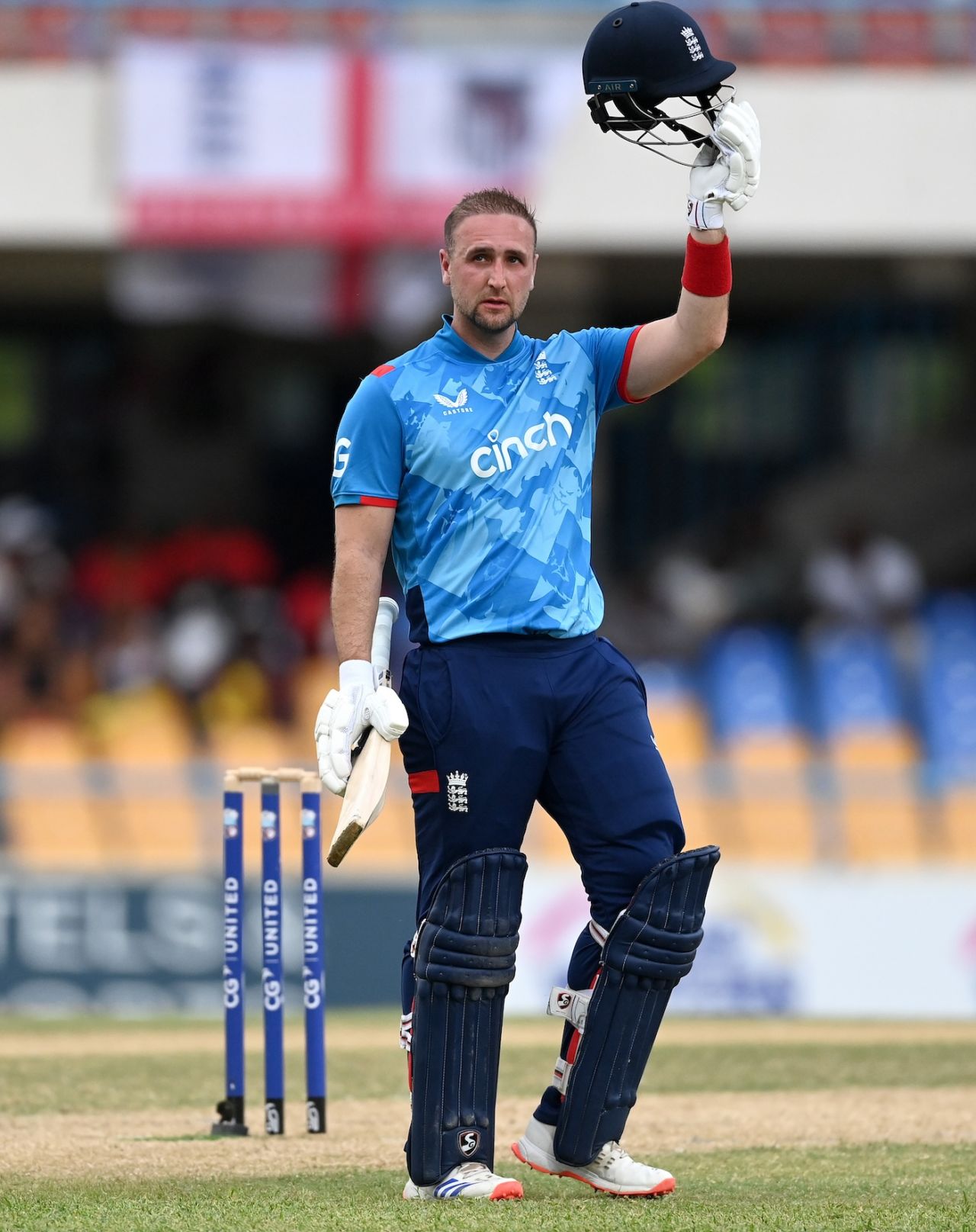 Liam Livingstone reaches a maiden ODI century, West Indies vs England, 2nd ODI, Antigua, November 2, 2024 