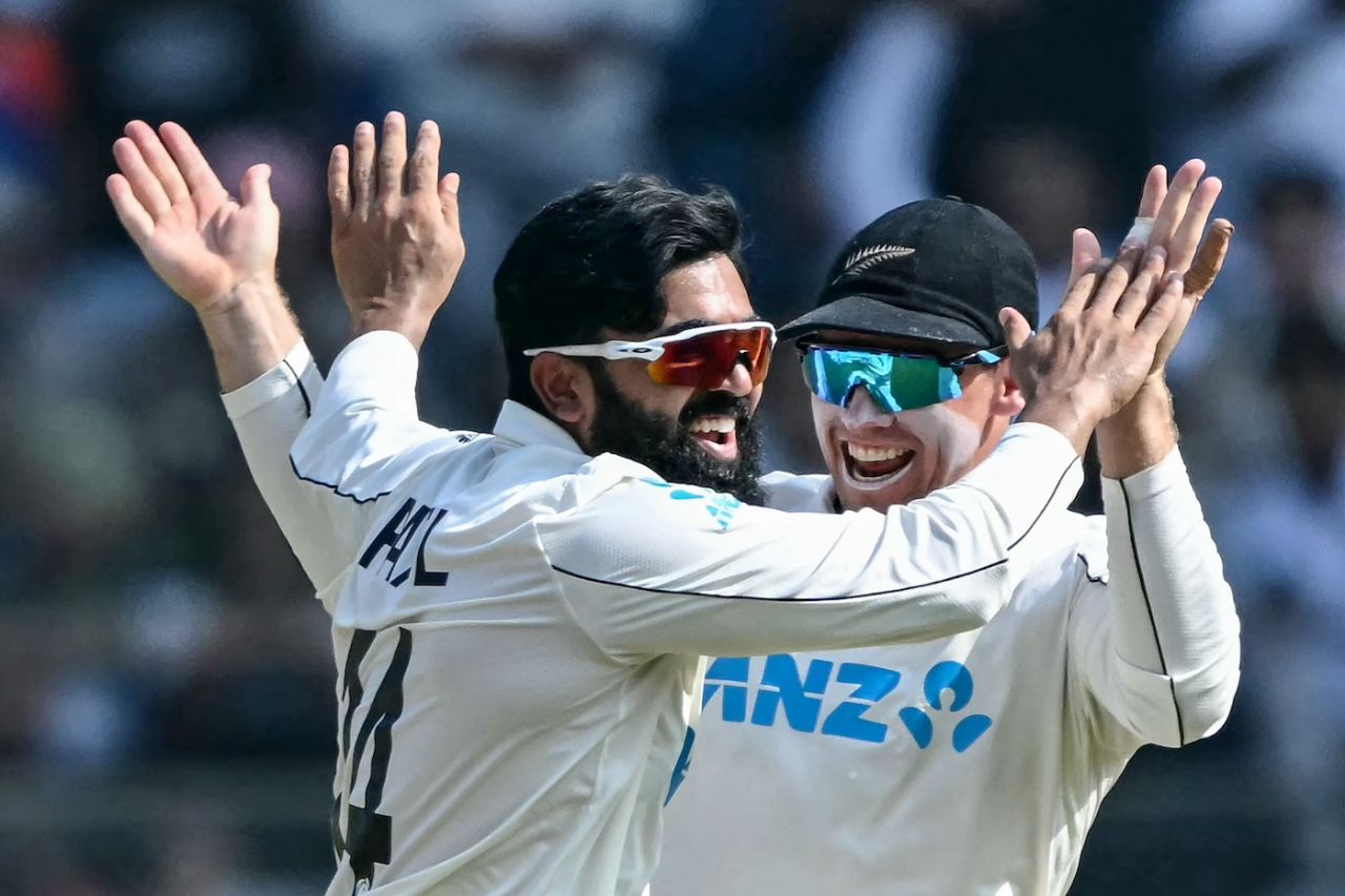 Shubman Gill became Ajaz Patel's second victim, India vs New Zealand, 3rd Test, Mumbai, 3rd day, November 3, 2024