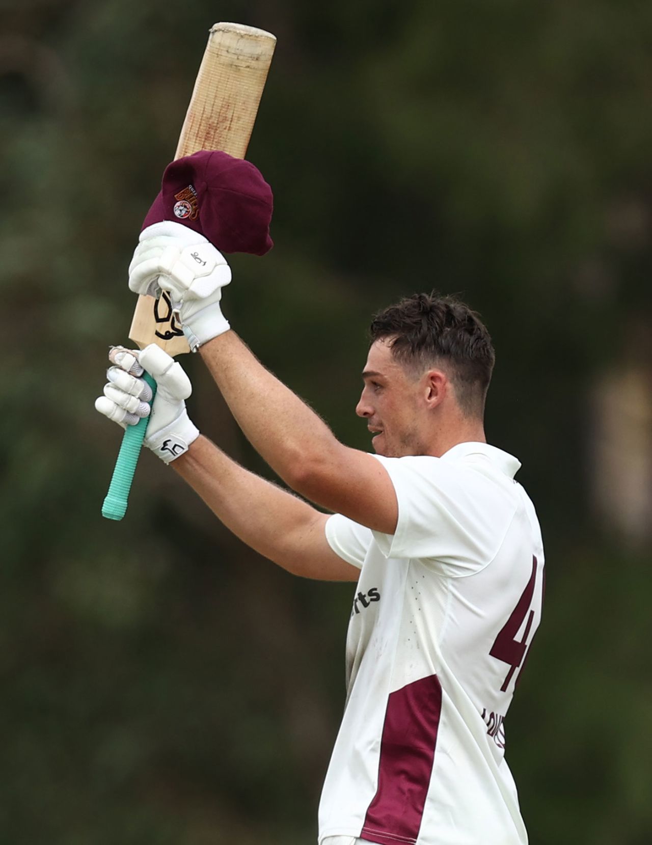 Angus Lovell brought up a maiden first-class century, New South Wales vs Queensland, Sheffield Shield, Cricket Central, November 3, 2024