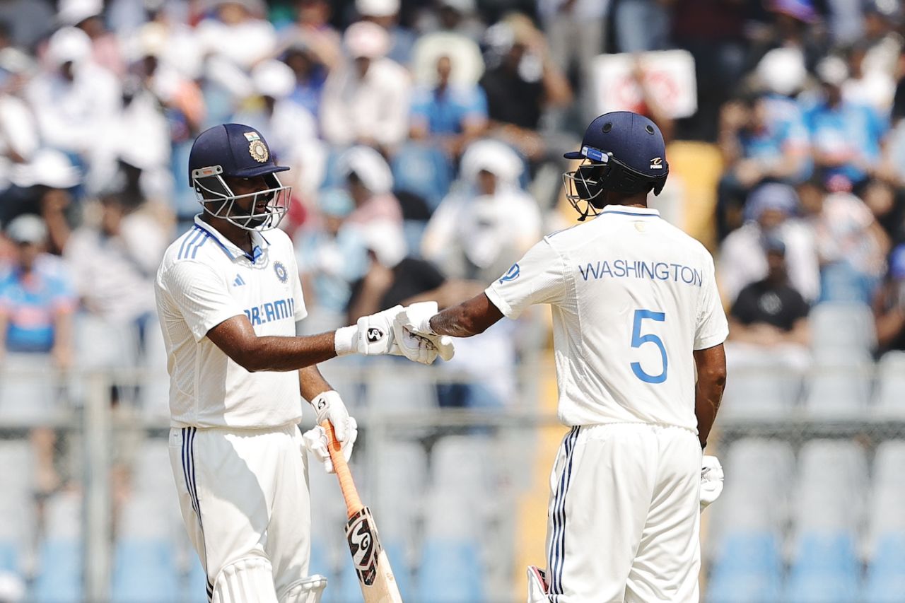 R Ashwin and Washington Sundar kept the fight going for India, India vs New Zealand, 3rd Test, Mumbai, 3rd day, November 3, 2024
