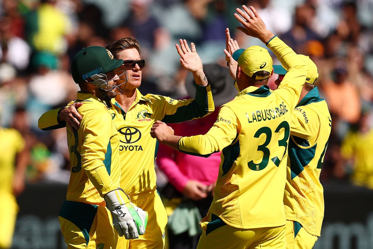 Adam Zampa claimed the key wicket of Babar Azam, Australia vs Pakistan, 1st ODI, Melbourne, November 4, 2024