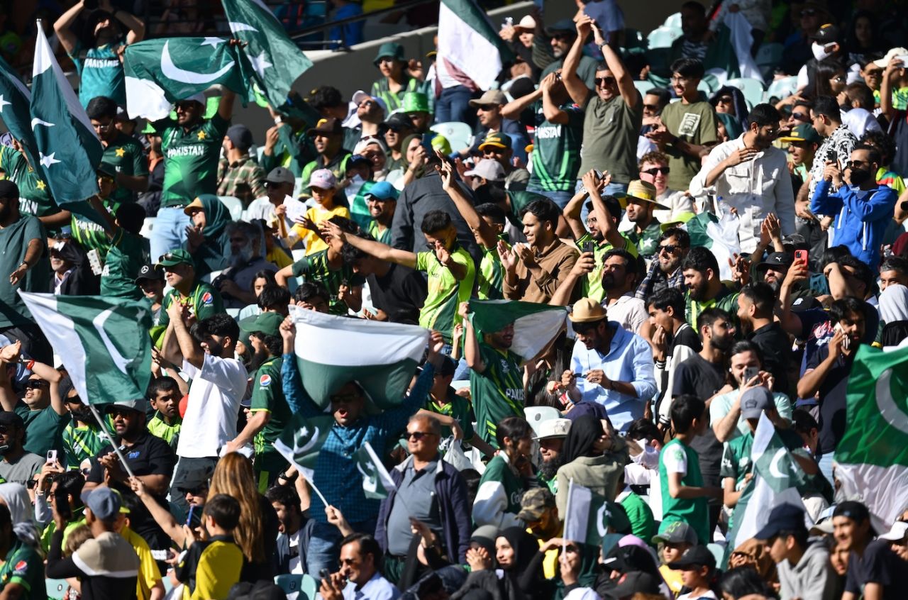 Pakistani fans turned up in big numbers at the MCG, Australia vs Pakistan, 1st ODI, Melbourne, November 4, 2024