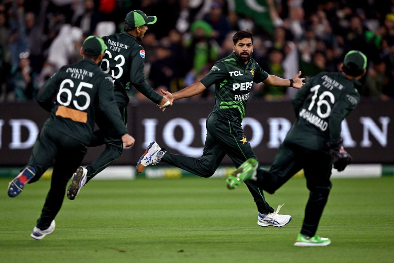 Haris Rauf burst through Australia's middle order, Australia vs Pakistan, 1st ODI, Melbourne, November 4, 2024