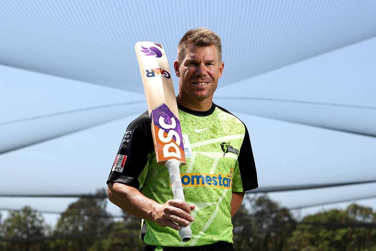 David Warner has been named Sydney Thunder captain, November 6, 2024