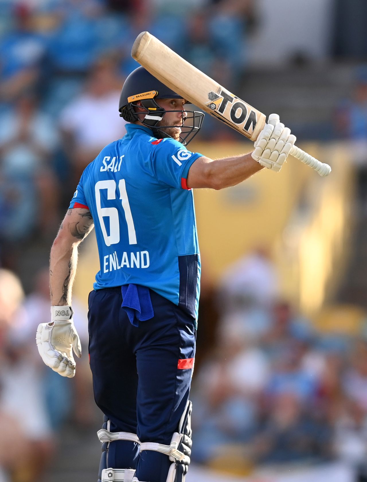 Phil Salt brought up a 79-ball fifty, West Indies vs England, 3rd ODI, Bridgetown, November 6, 2024