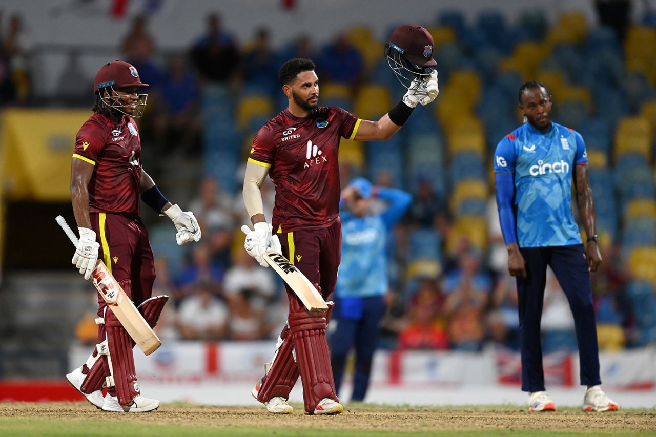 Brandon King notched his third ODI century, West Indies vs England, 3rd ODI, Bridgetown, November 6, 2024
