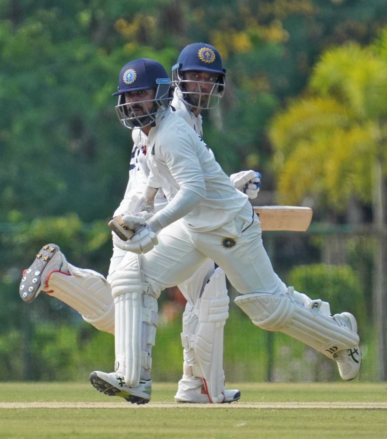 Salman Nizar and Sachin Baby put on a 99-run stand in the first innings, Kerala vs Uttar Pradesh, Ranji Trophy 2024-25, Thumba, November 7, 2024