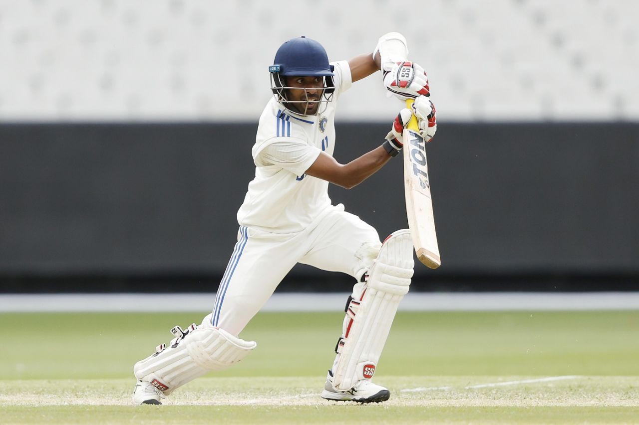 Abhimanyu Easwarn failed to score ahead of the Perth Test, Australia A vs India A, 2nd four-day game, MCG, November 8, 2024