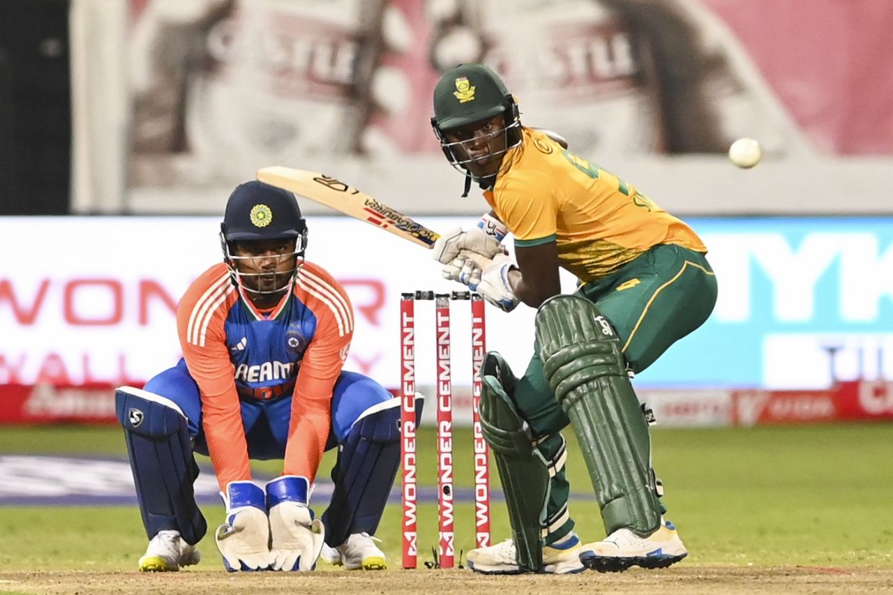 Allrounder Andile Simelane didn't quite have a memorable debut, South Africa vs India, 1st T20I, Durban, November 8, 2024