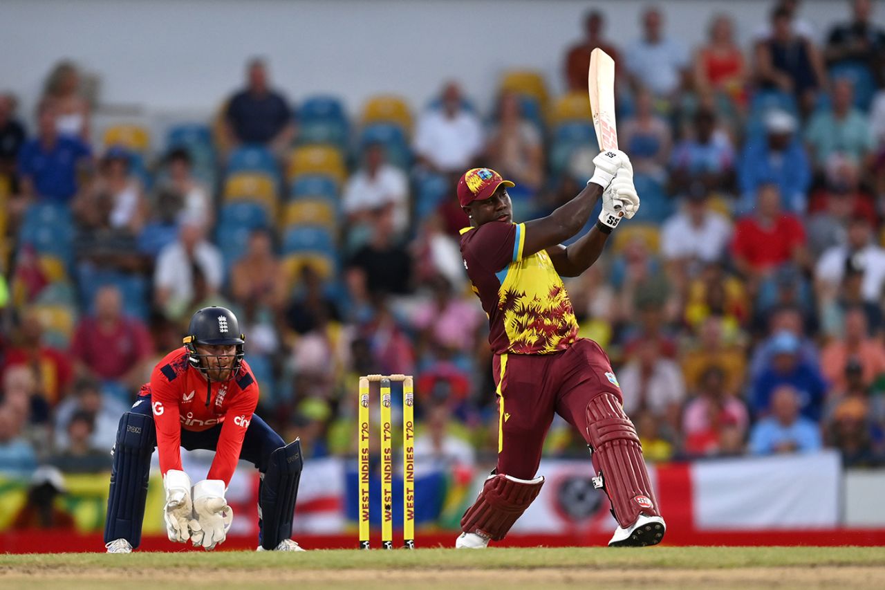 Rovman Powell produced some powerful blows, West Indies vs England, 2nd T20I, Barbados, November 10, 2024