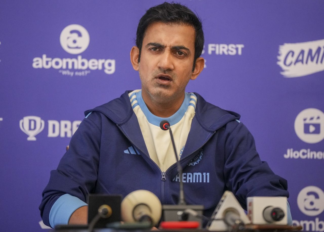 Gautam Gambhir didn't look too pleased with some of the questions, Mumbai, November 11, 2024