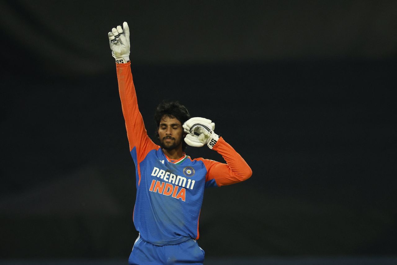 A stoic celebration for a Tilak Varma ton that was anything but, South Africa vs India, 4th T20I, Johannesburg, November 15, 2024