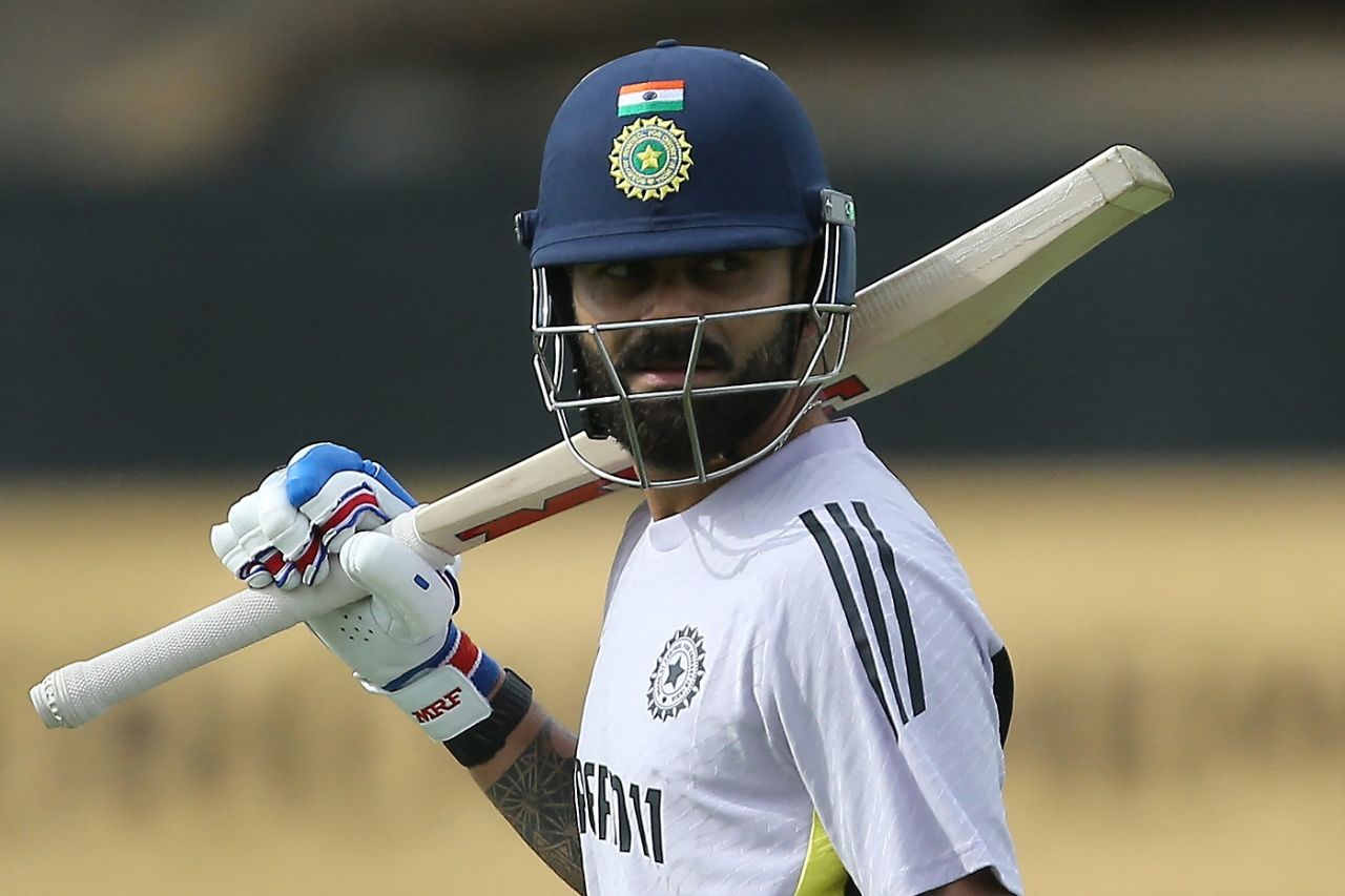 Virat Kohli gets his game face on, Perth, November 15, 2024