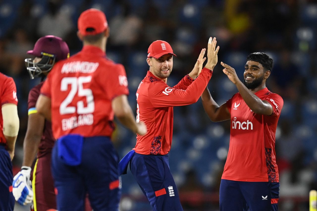 Rehan Ahmed picked up three consecutive wickets, including a run-out, to lift England, West Indies vs England, 4th T20I, Gros Islet, November 16, 2024