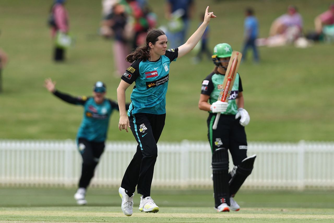 Lucy Hamilton dismantled Melbourne Stars with 5 for 8, Brisbane Heat vs Melbourne Stars, WBBL Drummoyne Oval, November 17, 2024