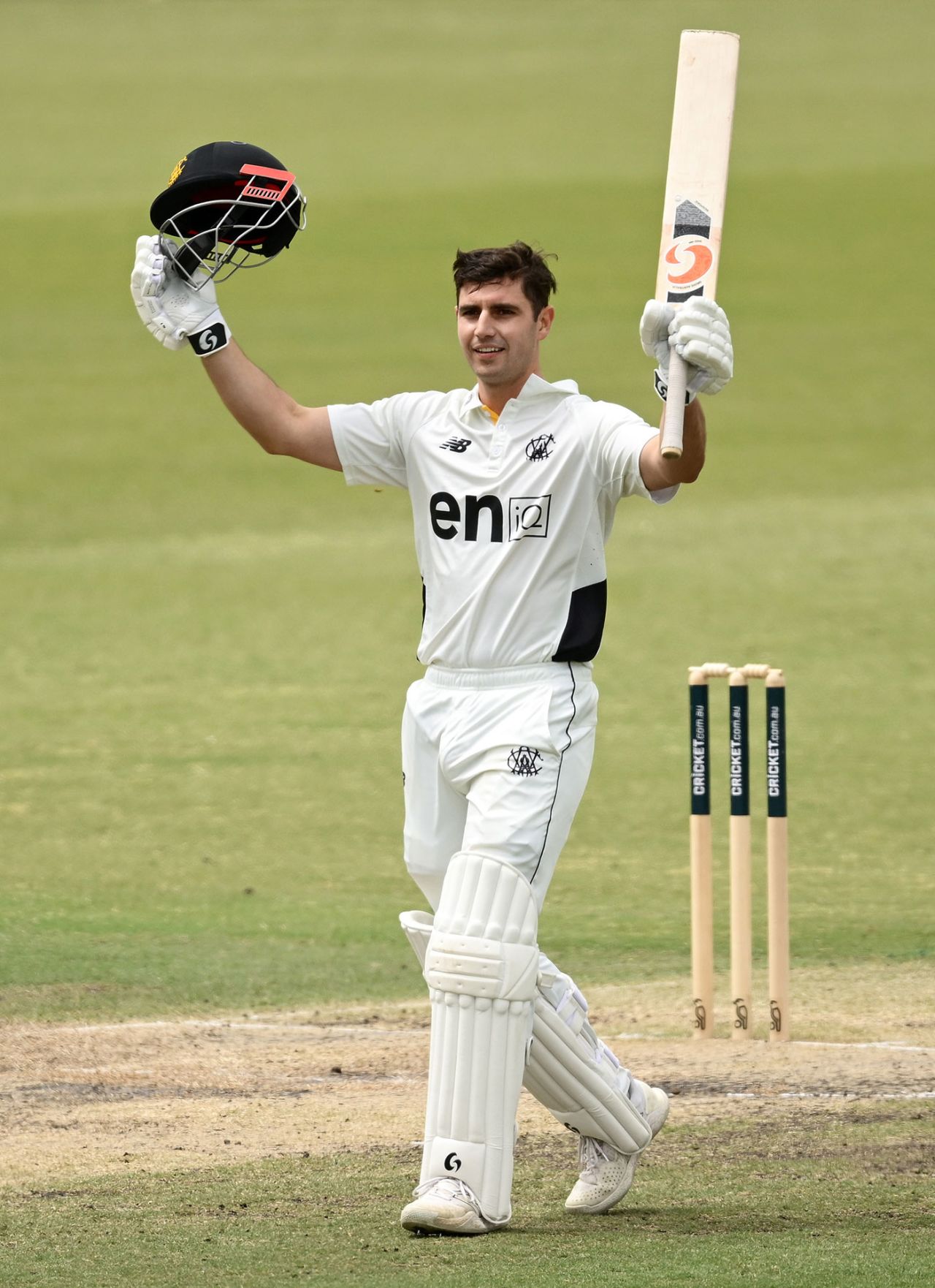 Joel Curtis brought up a maiden first-class century, Victoria vs Western Australia, Sheffield Shield, Junction Oval, November 18, 2024