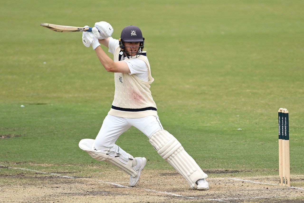 Marcus Harris' half-century helped guide Victoria to victory, Victoria vs Western Australia, Sheffield Shield, Junction Oval, November 18, 2024