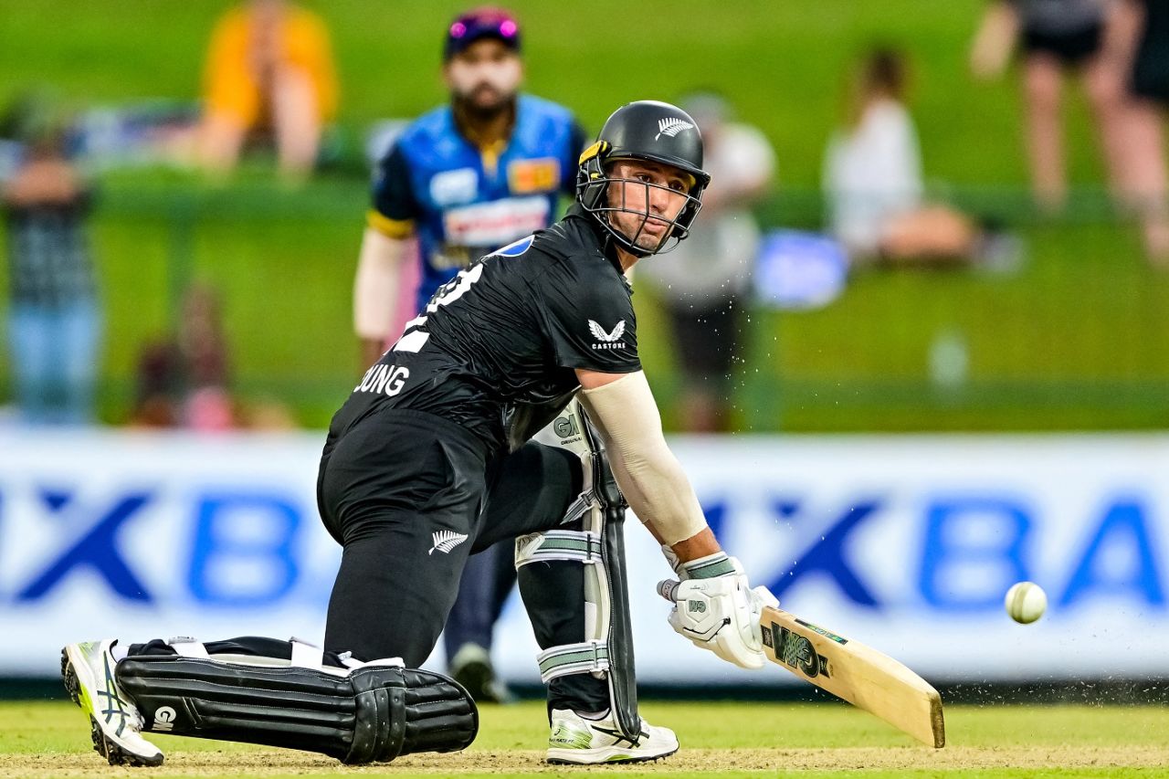 Will Young's fifty led New Zealand's innings, Sri Lanka vs New Zealand, 3rd ODI, Pallekele, November 19, 2024