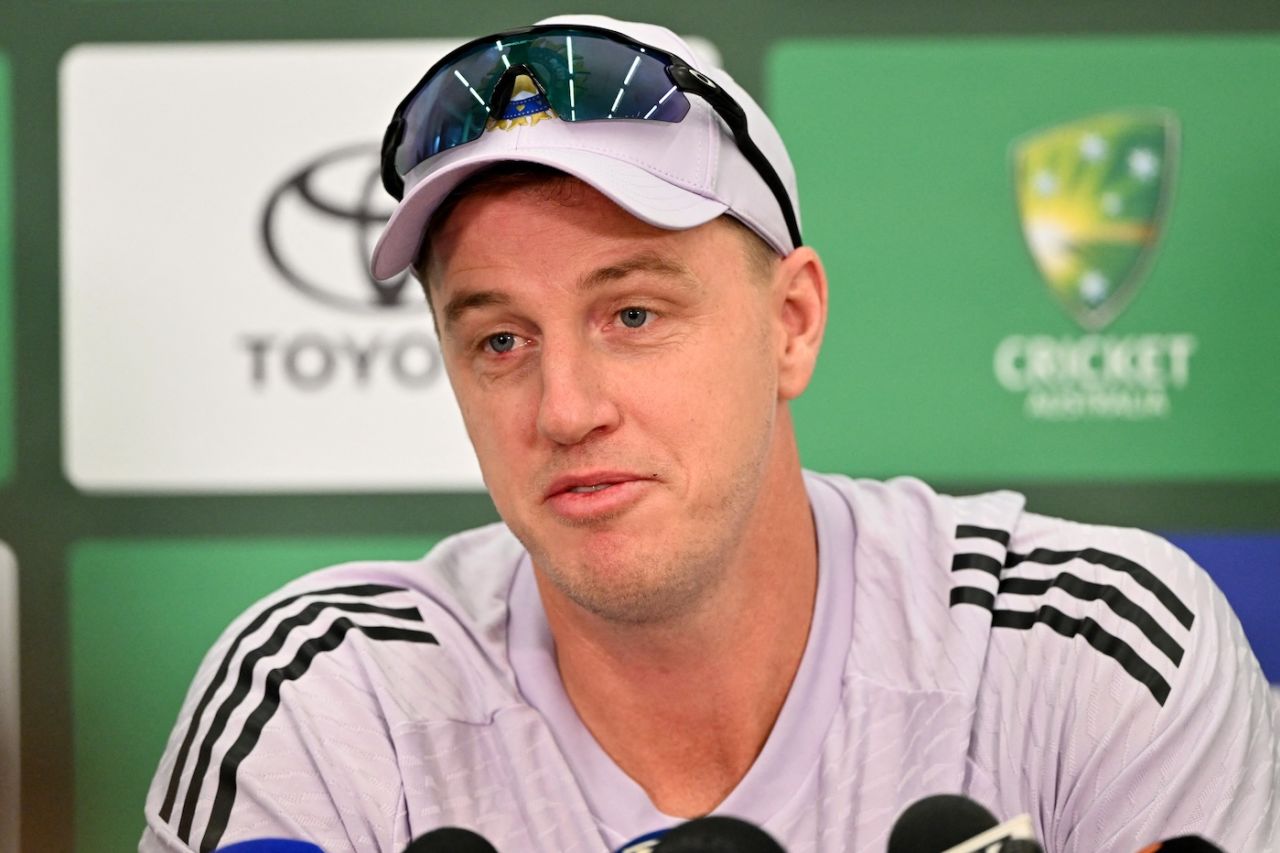 Morne Morel spoke to the media two days before the first Test, Optus Stadium, November 20, 2024