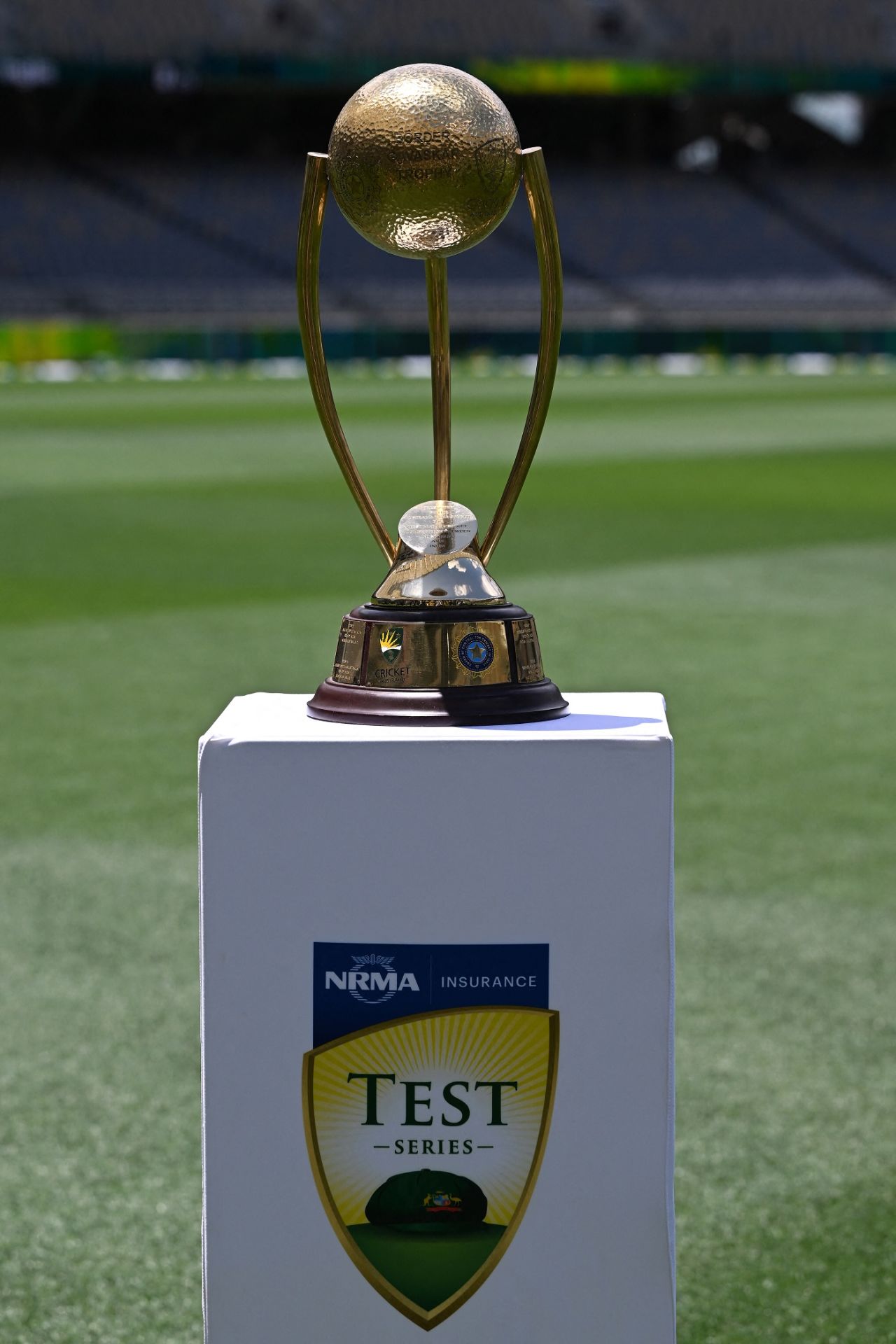 The Border-Gavaskar Trophy in its full glory, Australia vs India, 1st Test, Perth, November 21, 2024