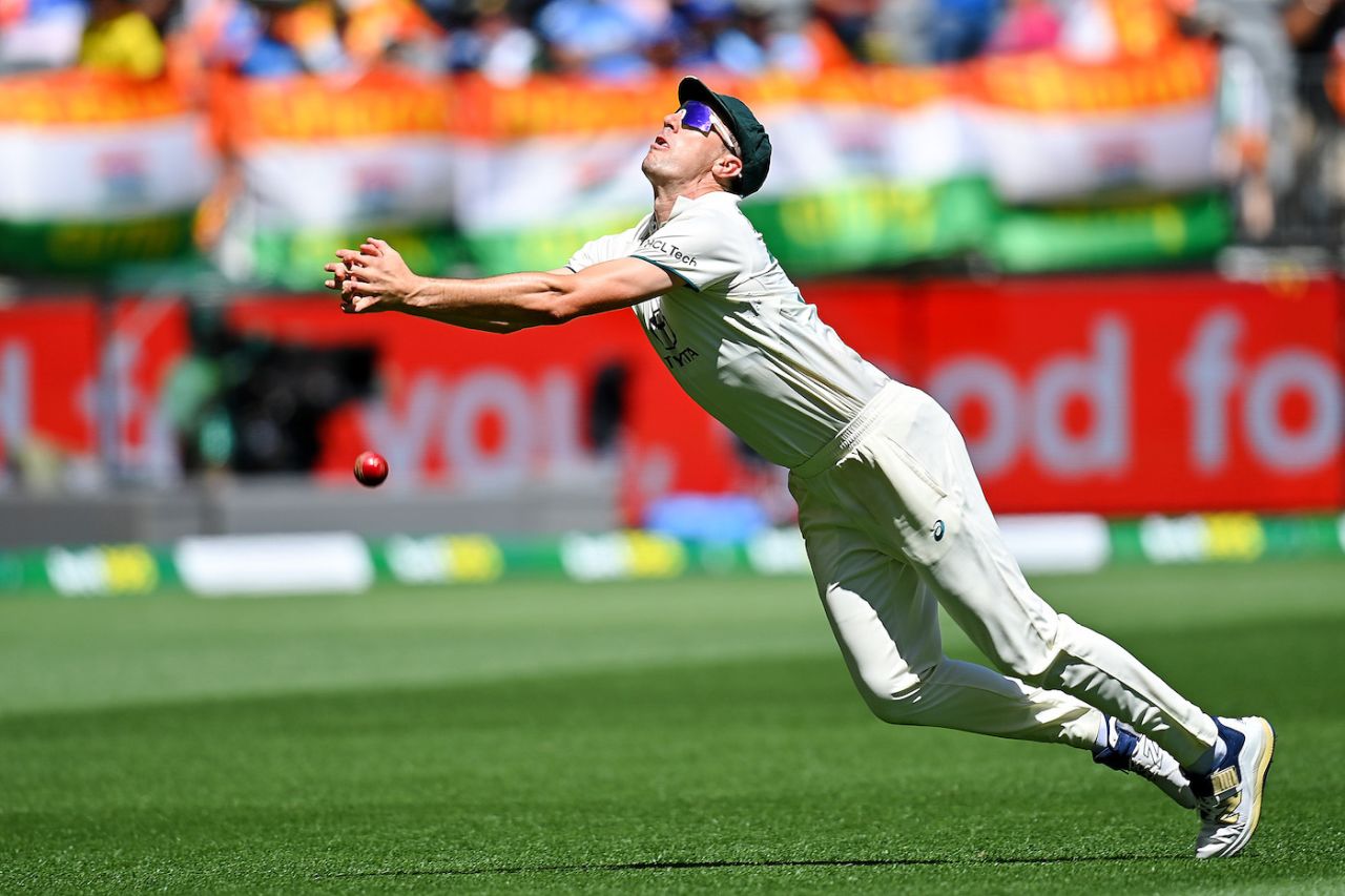 Pat Cummins dropped Rishabh Pant on 26 in the 39th over, Australia vs India, 1st Test, Perth, 1st day, November 22, 2024