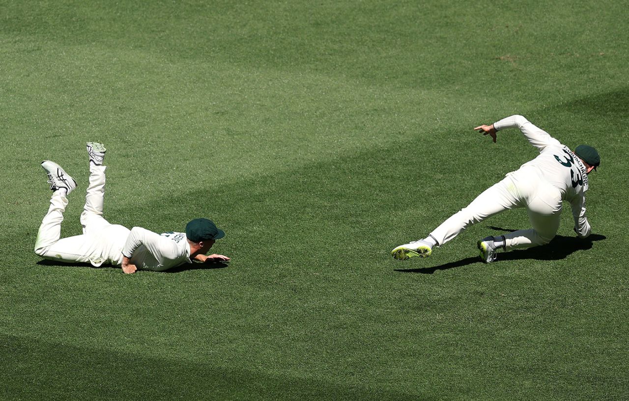 Marnus Labuschagne showed incredible reflexes to hold a rebound, Australia vs India, 1st Test, Perth, 1st day, November 22, 2024