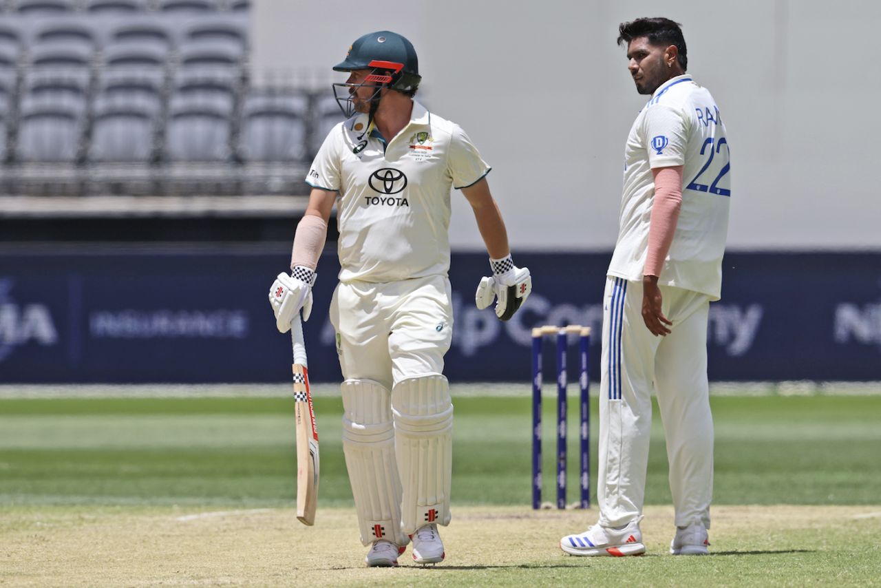 Travis Head and Harshit Rana had a delicious face-off in the first innings, Australia vs India, 1st Test, 4th day, Optus Stadium, November 25, 2024