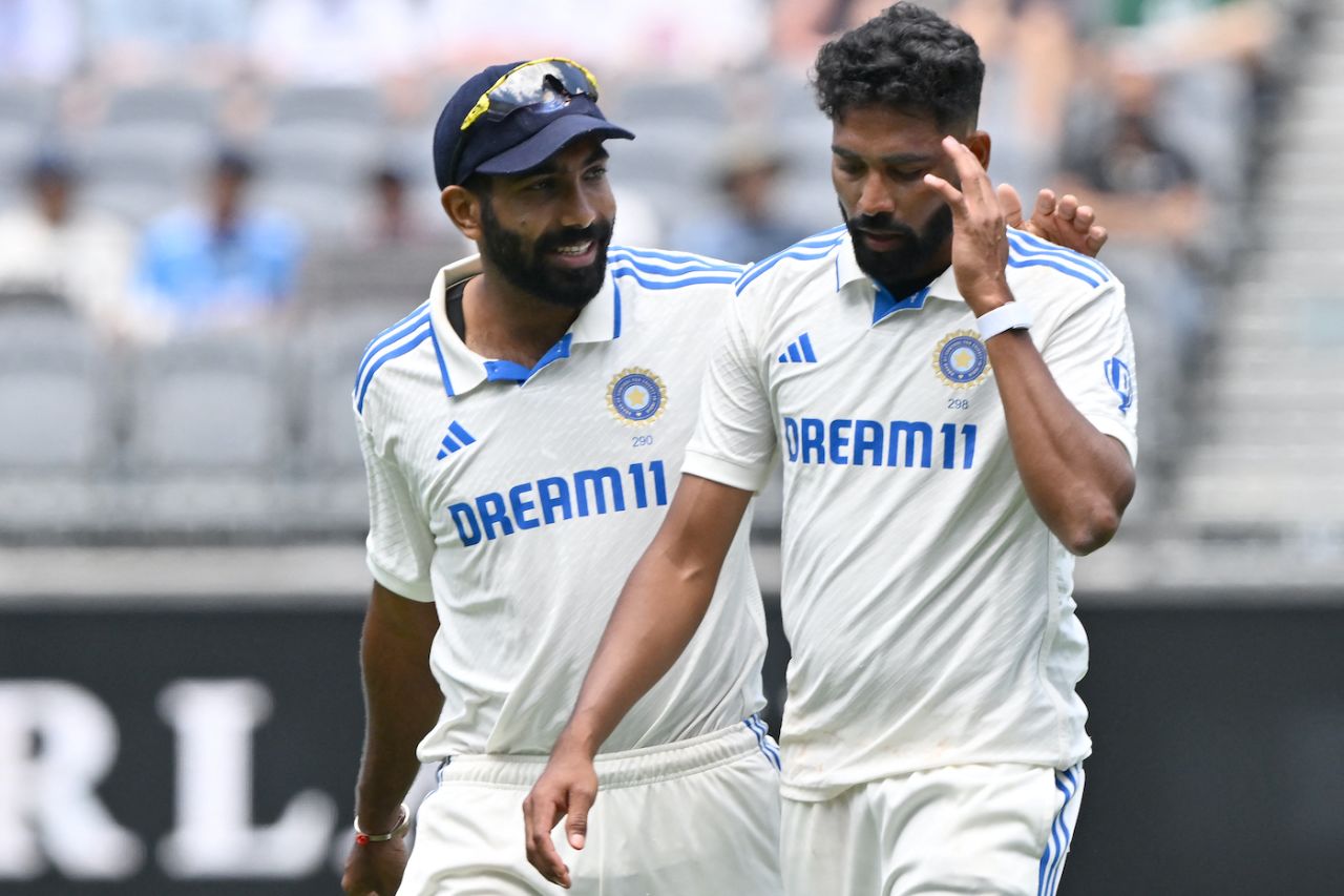 Jasprit Bumrah and Mohammed Siraj were the pick of India's attack, Australia vs India, 1st Test, 4th day, Optus Stadium, November 25, 2024