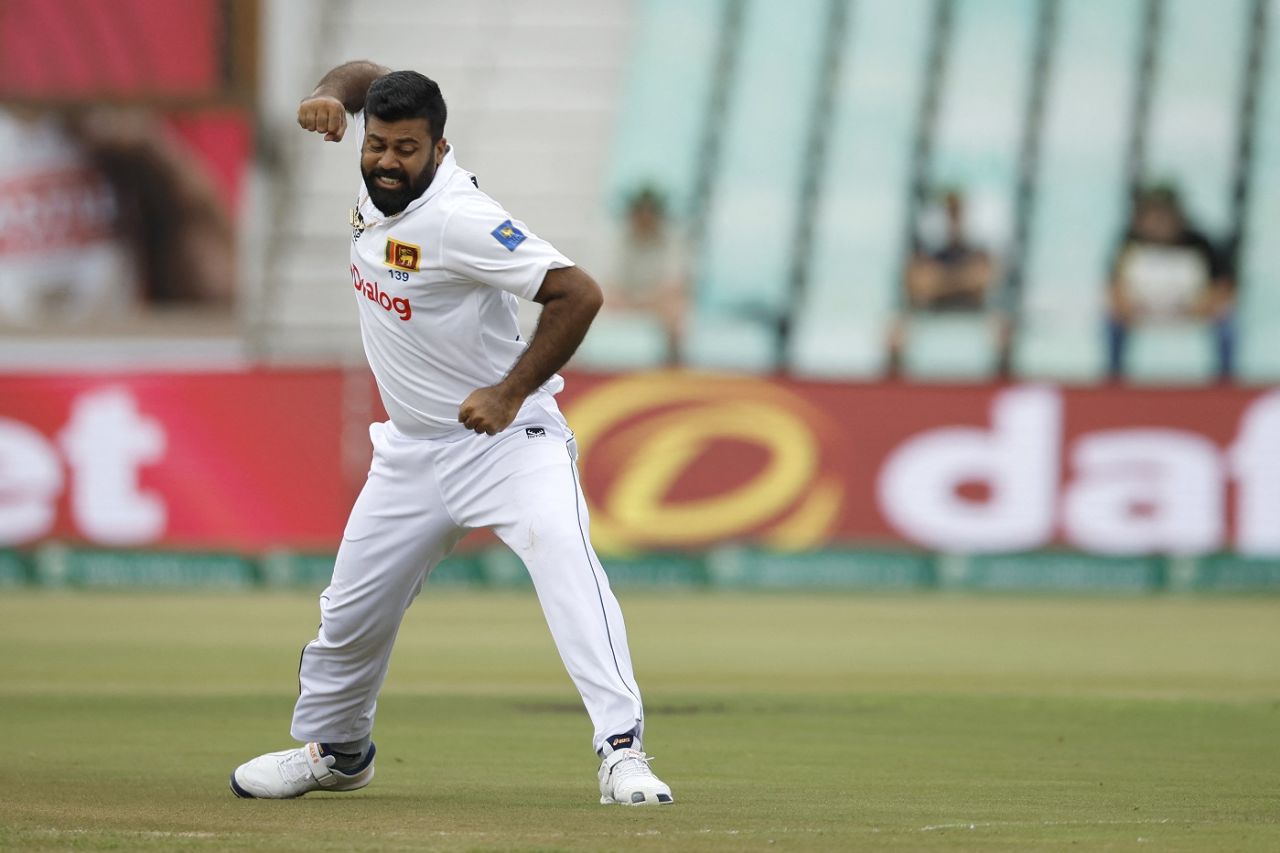 Lahiru Kumara struck twice in two overs to rattle South Africa, South Africa vs Sri Lanka, 1st Test, 1st day, Durban, November 27, 2024