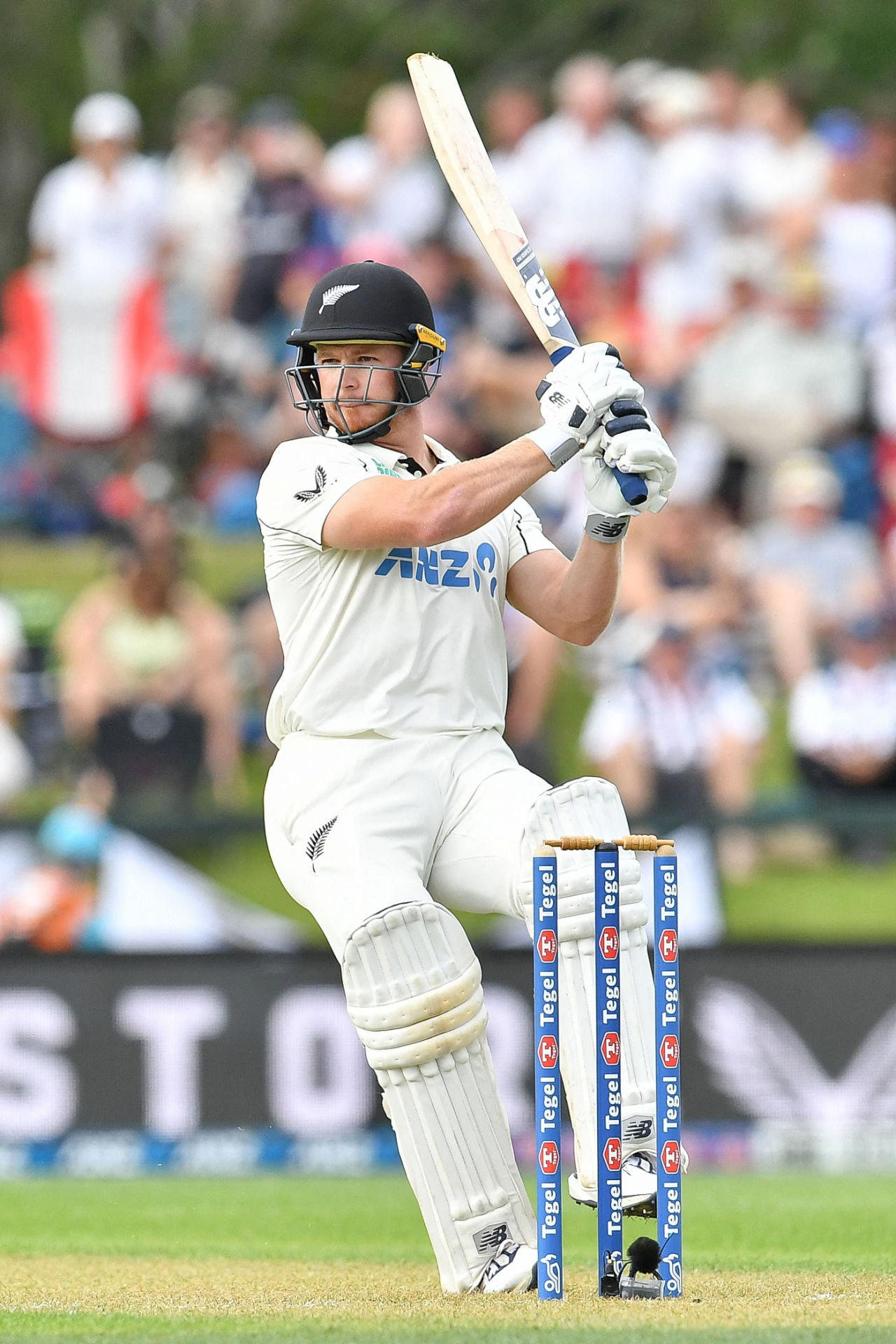 Glenn Phillips finished unbeaten on 41, New Zealand vs England, 1st Men's Test, Day 1, Christchurch, November 28, 2024