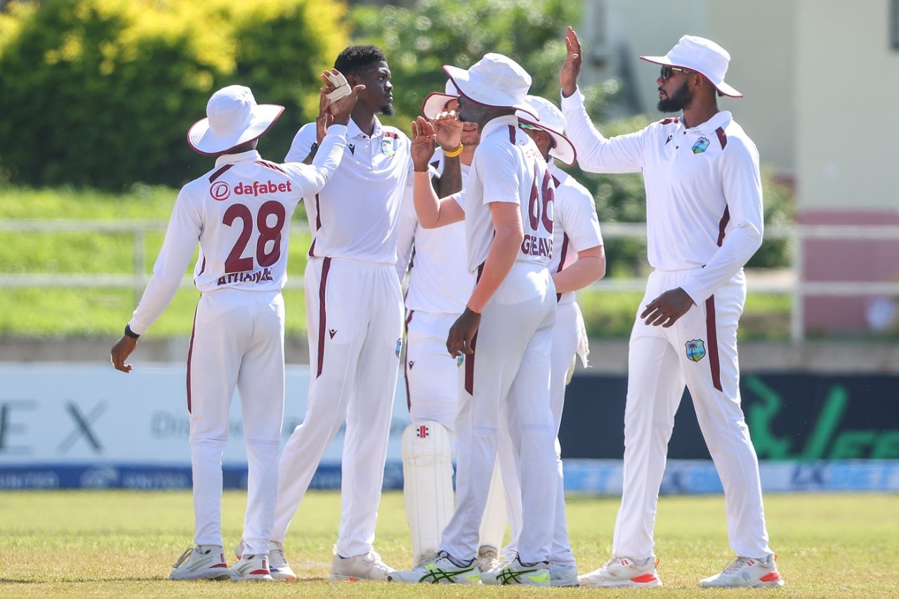 Alzarri Joseph got Taijul Islam with a short ball, West Indies vs Bangladesh, 2nd Test, 4th day, Kingston, December 2, 2024