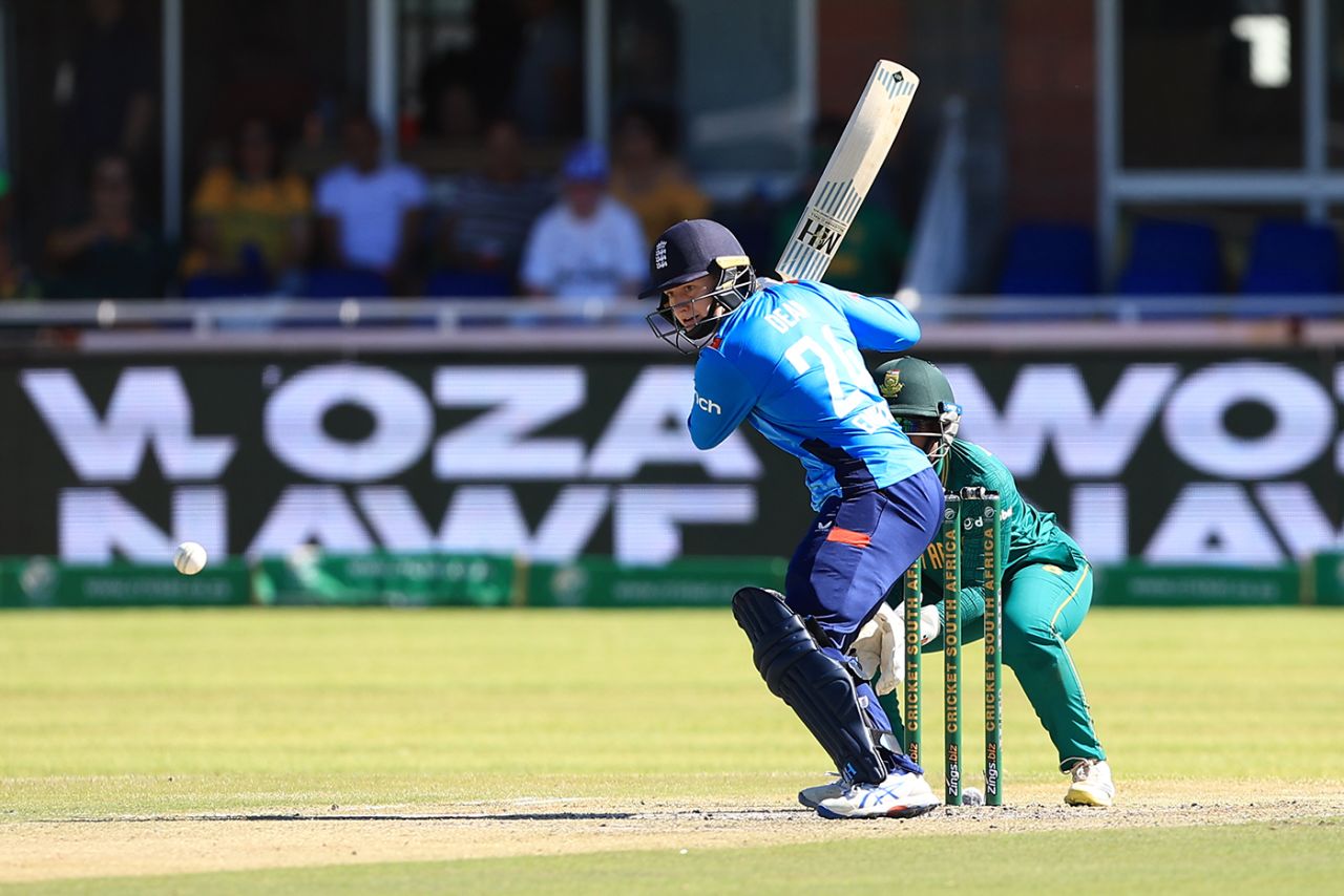 Charlie Dean top-scored with a career-best 47 not out, South Africa vs England, 1st Women's ODI, Kimberley, December 4, 2024