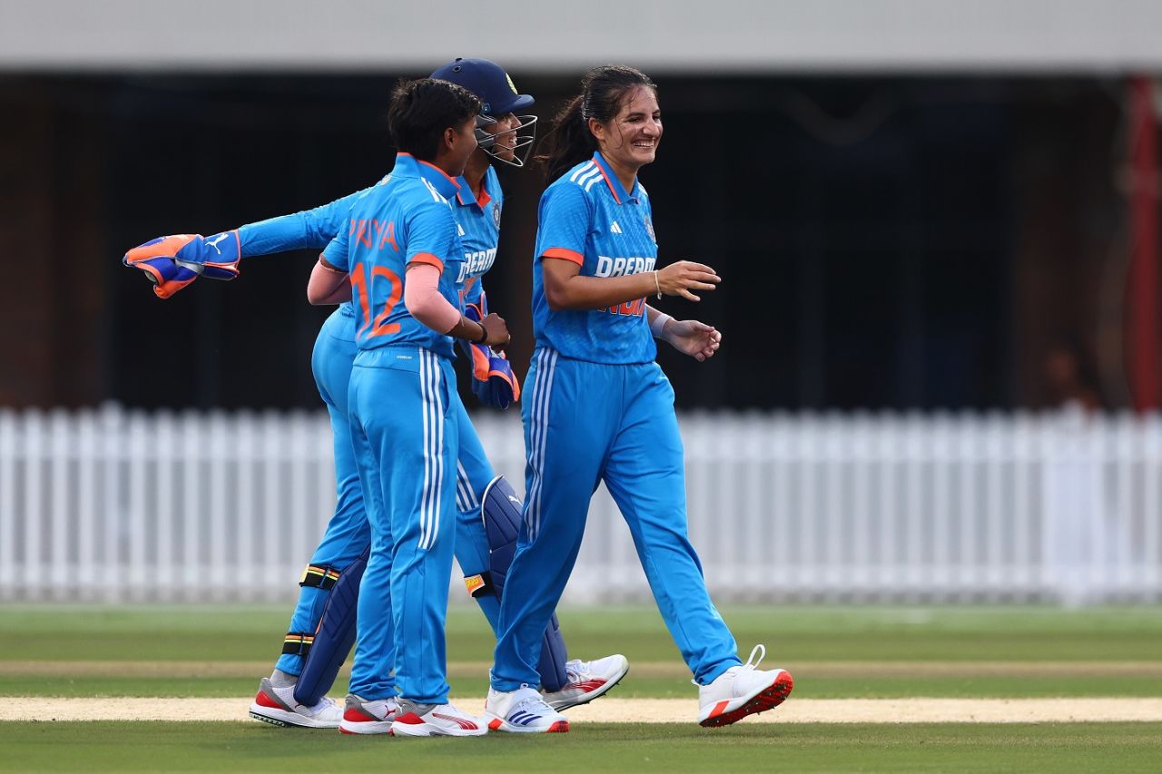 Renuka Singh's three wicket went in vain, Australia vs India, 1st women's ODI, Brisbane, December 5, 2024