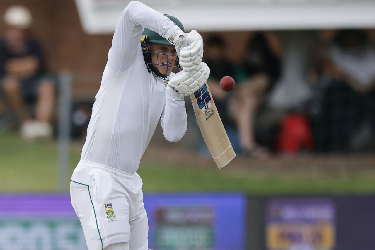 Ryan Rickelton overcame a bouncer barrage in the afternoon, South Africa vs Sri Lanka, 2nd Test, Gqeberha, 1st day, December 5, 2024