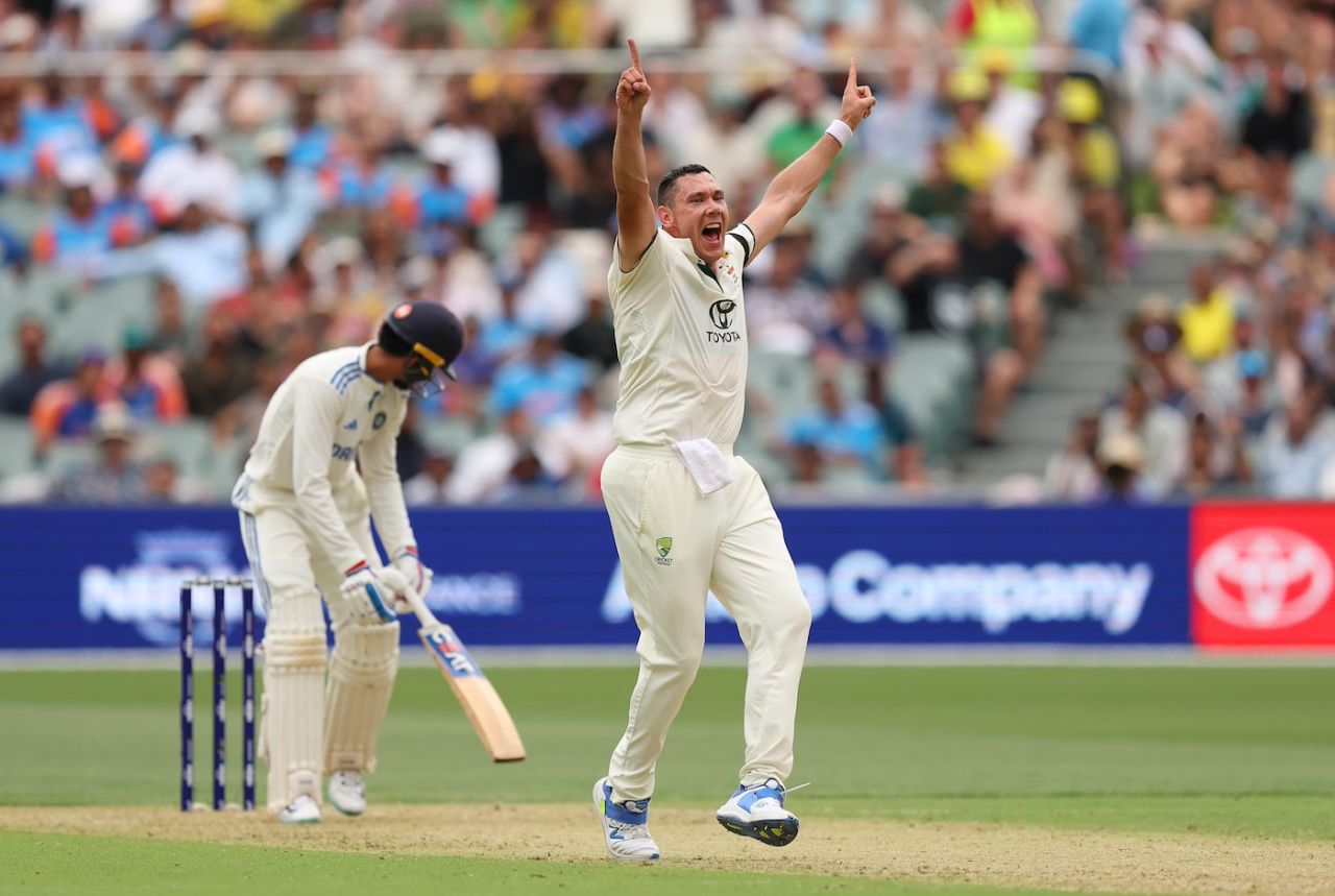 Scott Boland finally got his first wicket in the form of Shubman Gill, Australia vs India, 2nd Test, Adelaide, 1st day, December 6, 2024